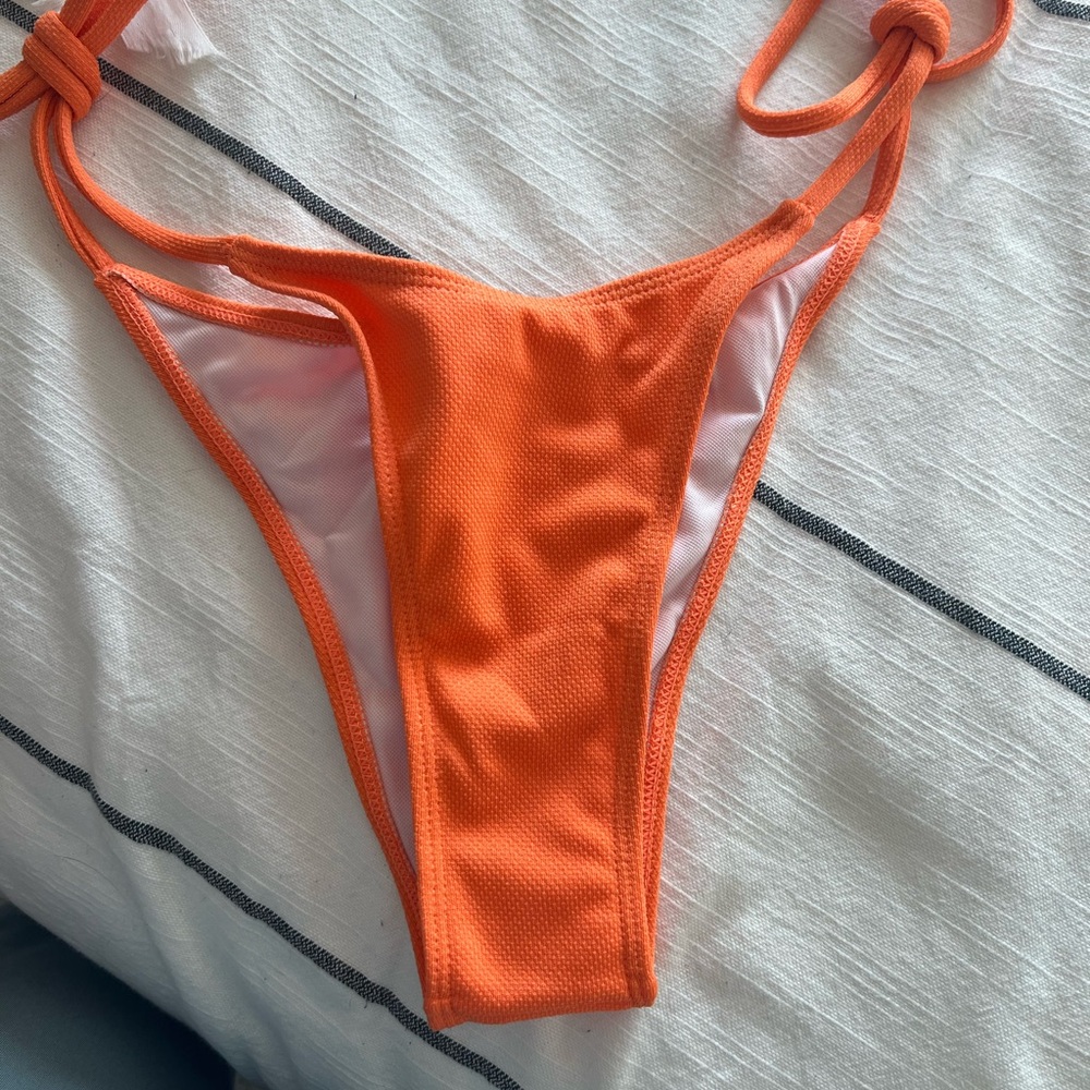 SHEIN Orange Bikini Bottom